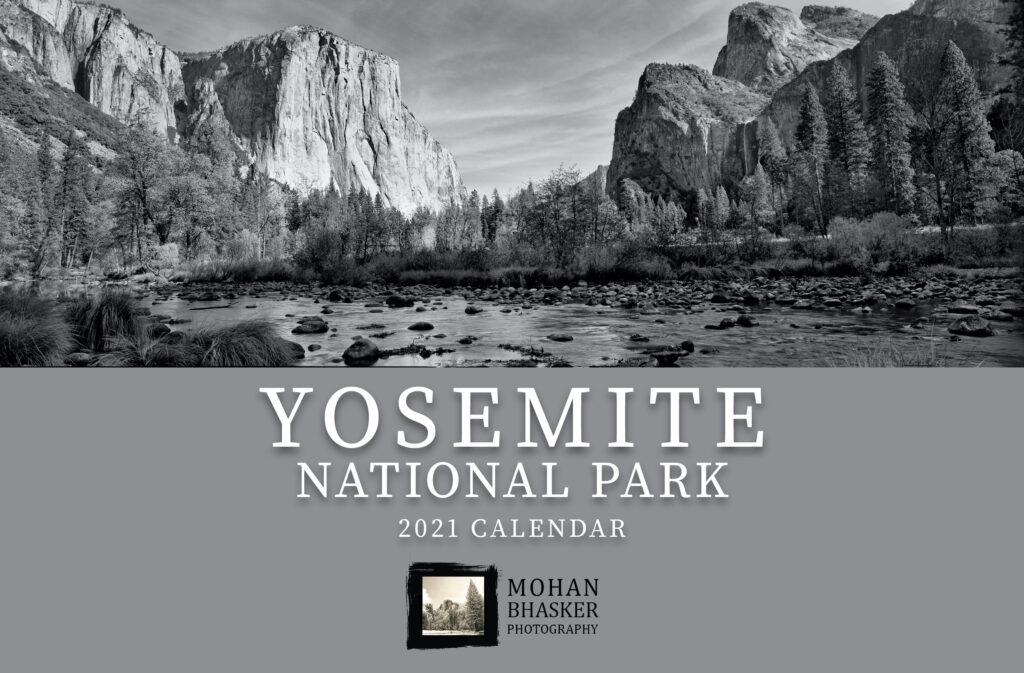 Yosemite National Park calendar design