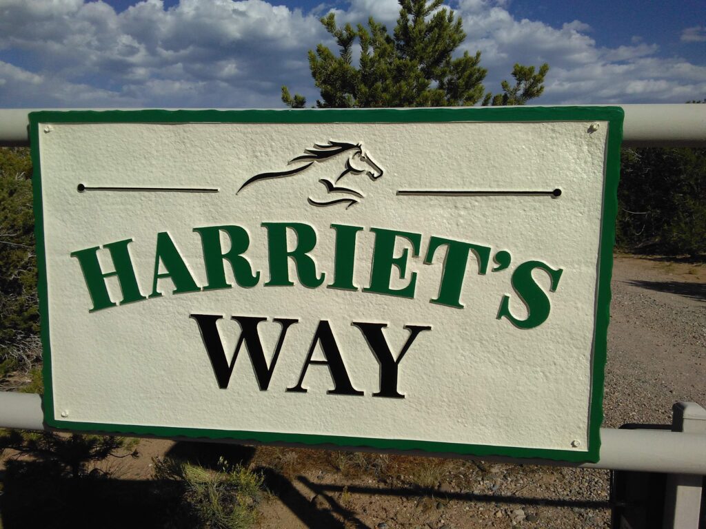 Harriet's Way signage design