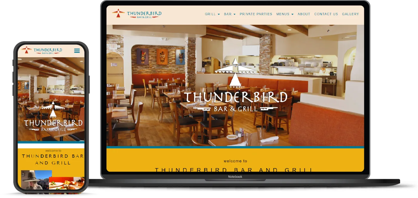 Santa Fe Restaurant Website Design